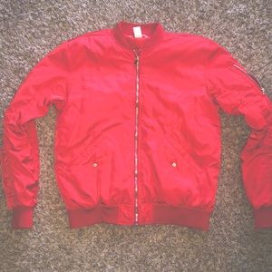 H&M Red Bomber Jacket